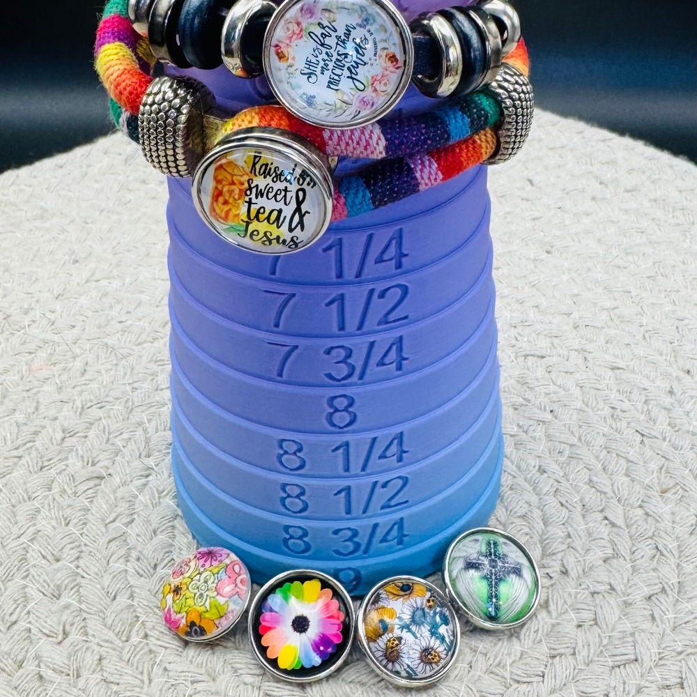 Button Pendant Bracelet Bundle Set - image 1